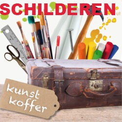 KUNSTKOFFFER – SCHILDERWORKSHOP voor (groot)ouders en kinderen – OP ZONDAGMORGEN  3 november  2024