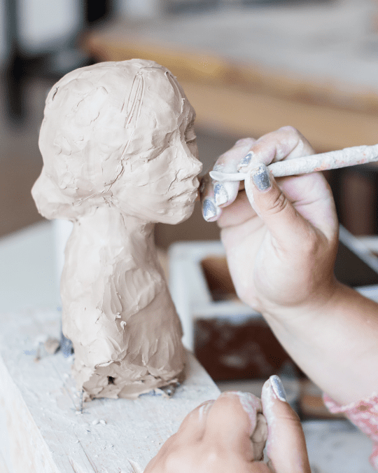 Portret- en figuurboetseren met klei