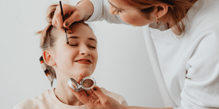 Familieatelier make-up voor (groot)ouder & kind