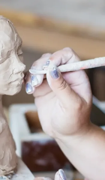 kop figuur boetseren